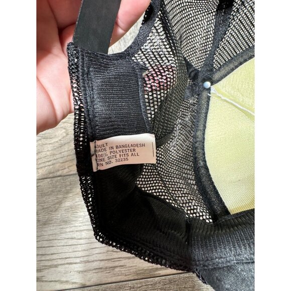 Vintage Cayman Islands Rope Trucker Mesh Back Snapback Hat 90s Y2K - Picture 6 of 7